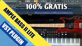 Review Ample Bass P ii liteVst Plugin gratis 100 [upl. by Auginahs699]