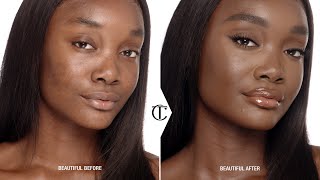 How to Apply Foundation using Charlottes Beautiful Skin Foundation  Charlotte Tilbury [upl. by Eniawtna915]