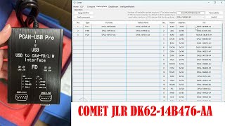 COMET JLR Land rover DK6214B476AA BCM Coding and CCF Update OBDII365 [upl. by Nwahsit]