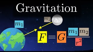 Gravitation  Erklärung Newton’s Gravitationsgesetz Berechnung Physik [upl. by Lorsung]