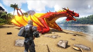 ARK Survival Evolved  Rồng khủng Dragon và Drake xuất hiện trong Map The Island [upl. by Elem145]