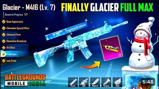 FINALLY M416 GLACIER FULL MAX 🥶 UPGRADE M416 GLACIER LEVEL 7 [upl. by Sarge]