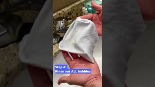 How to Wash Microfiber Cloth for Glasses shorts [upl. by Maura515]