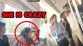 Delhi Metros Incident gone viral [upl. by Attikin752]