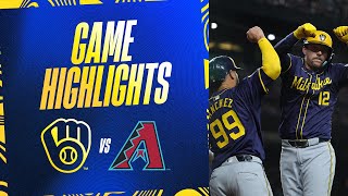 Brewers vs Dbacks Game Highlights 91324  MLB Highlights [upl. by Una544]