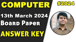 Computer Class 10th 2024 Answer Key  ICSE Class 10th Computer [upl. by Emolas428]