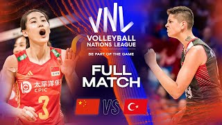 🇨🇳 CHN vs 🇹🇷 TUR  Gold Medal Match  Womens VNL 2023  Full Match [upl. by Ahsimet]