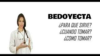 bedoyecta bedoyecta para que sirve bedoyecta suplemento multivitamínico [upl. by Llenet]