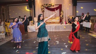 SURPRICE PUNJABI DANCE PERFORMANCE  NAVI amp SARGUN  ENGAGEMENT  BORNTOBHANGRA [upl. by Esylla150]