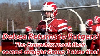 Delsea 28 Camden 12  Football  Group 3 State Semifinal  Crusaders book a return trip to Rutgers [upl. by Ydnir351]