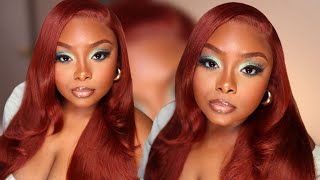 Reddish Brown Wig Install  Cynosure Hair [upl. by Dennison85]