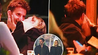 Gigi Hadid plants a kiss on Bradley Cooper during PDApacked date night in NYC gigihadid akkunews [upl. by Turmel]