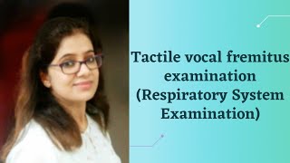 How do you assess tactile vocal fremitus [upl. by Kendrah]