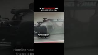 When Lewis Hamilton won pole position against Max Verstappen in the rain in Formula 1 [upl. by Hazem]