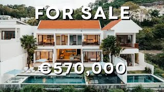 Bingin Villa  Ocean and Volcanos View for Sale €570000  Modern 4 Bedrooms and Long Infinity Pool [upl. by Spark]