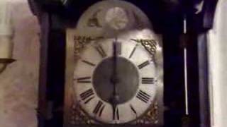 EDWARDIAN LONGCASE GRANDFATHER CLOCK FOR RESTORATION [upl. by Fiertz]