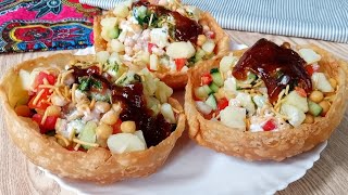 Katori Chaat Recipe  How to make perfect Katori Chaat  Easy Katori Chaat Recipe [upl. by Adnahsar]