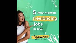 5 Most wanted freelancing jobs in 2024 🔥 [upl. by Akinat]