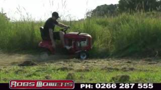 SD Cox Mower Stockman Mowing Tall Thick Grass and Lawns by Robs Mowers [upl. by Brag]