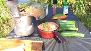 Zucchini pasta amp sauce from scratch with veggie bullet [upl. by Zeus]