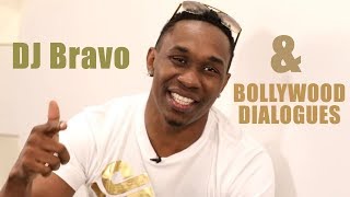 Interview with Dj Bravo Popular Bollywood Dialogues  BookMyshow [upl. by Tiraj167]