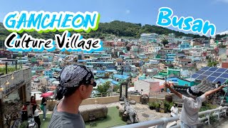 GAMCHEON Culture Village in Busan South Korea ភូមិវប្បធម៌ខាម់ឆន់ទីក្រុងប៊ូសាន 감천문화마을 [upl. by Narret]