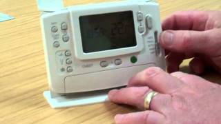 How to bind a Honeywell Chronotherm Thermostat [upl. by Osana783]