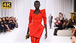 Balmain  SpringSummer 2025  Paris Fashion Week  4K [upl. by Yorgen]