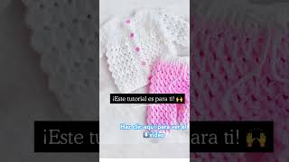 Como tejer un suéter con pantalón con ganchillo  crochet sweater crochetforbaby shorts crochet [upl. by Bartie305]