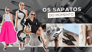 Tendência Os sapatos que estão bombando [upl. by Etnaihc]