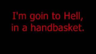 Voltaire  Hell in a handbasket Lyrics [upl. by Assyli]