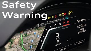 Audi FAQ  PreSense Warning Dash [upl. by Martyn]