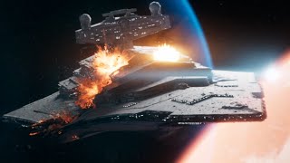 Boba Fett Uses Seismic Charge on Star Destroyer Star Wars Fan Animation [upl. by Kala]