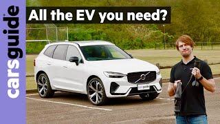 2023 Volvo XC60 Recharge plugin hybrid review A luxury PHEV SUV  inc EV range test [upl. by Thorma]