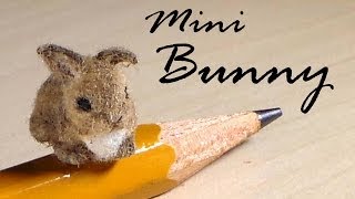 Miniature Baby Bunny  Polymer Clay Tutorial [upl. by Lalaj]