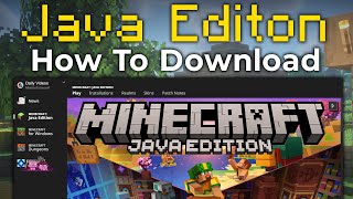 How To Download Minecraft Java Edition PC [upl. by Acirfa251]