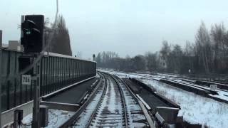 Führerstandsmitfahrt SBahn Berlin Ringbahn 42 Westkreuz  Westkreuz [upl. by Lorimer]