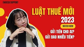 Thủ tục hoàn giảm thuế mới 2023update luật thuế mớigửi tiền 38manemdesu [upl. by Asim]