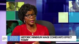 HISTORIC MINIMUM WAGE COMES INTO EFFECT TODAY [upl. by Loredo]