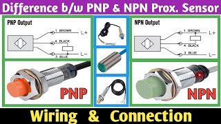 Difference between PNP amp NPN Proximity Sensors । How to identify DC 3 Wire Sensor NPN or PNP [upl. by Jara661]