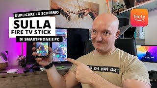 Come visualizzare la FIRE TV STICK su PC o Smartphone via WiFi [upl. by Edals]