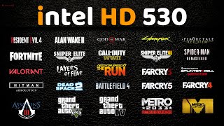 Intel HD Graphics 530  40 Games Tested in 2023  HD 530 Gaming [upl. by Goren237]