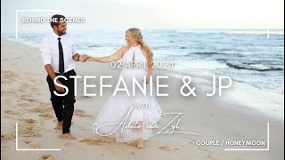 Stefanie amp JP Honeymoon Wedding Photos  Behind the Scene Video [upl. by Zat]