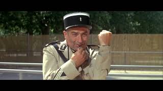 Le Gendarme de SaintTropez 1964  Entrainement musclé  Louis de Funès [upl. by Ennovad]