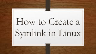 How to Create a Symlink in Linux [upl. by Kannan]