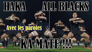 🏉 Ka Mate  Haka All Blacks 🇳🇿 avec les paroles  with lyrics  Piri Weepu [upl. by Frieder]