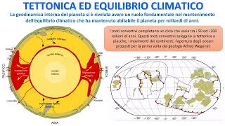 IL RUOLO DELLA TETTONICA PLANETARIA NELLEQUILIBRIO CLIMATICO [upl. by Kristina]