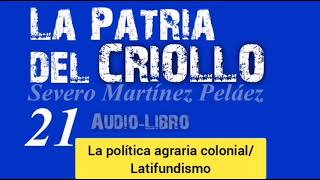 🔵LA PATRIA DEL CRIOLLO AudioLibro  Severo Martínez Peláez  21 [upl. by Dewitt]