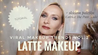 Viral makeup trends Vol2  Latte Makeup [upl. by Aicilic]