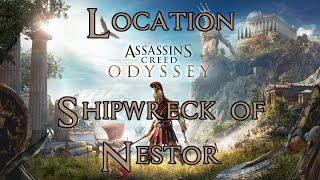 Assassins Creed Odyssey Shipwreck of Nestor Messenia Location 100 Completion [upl. by Zitvaa]